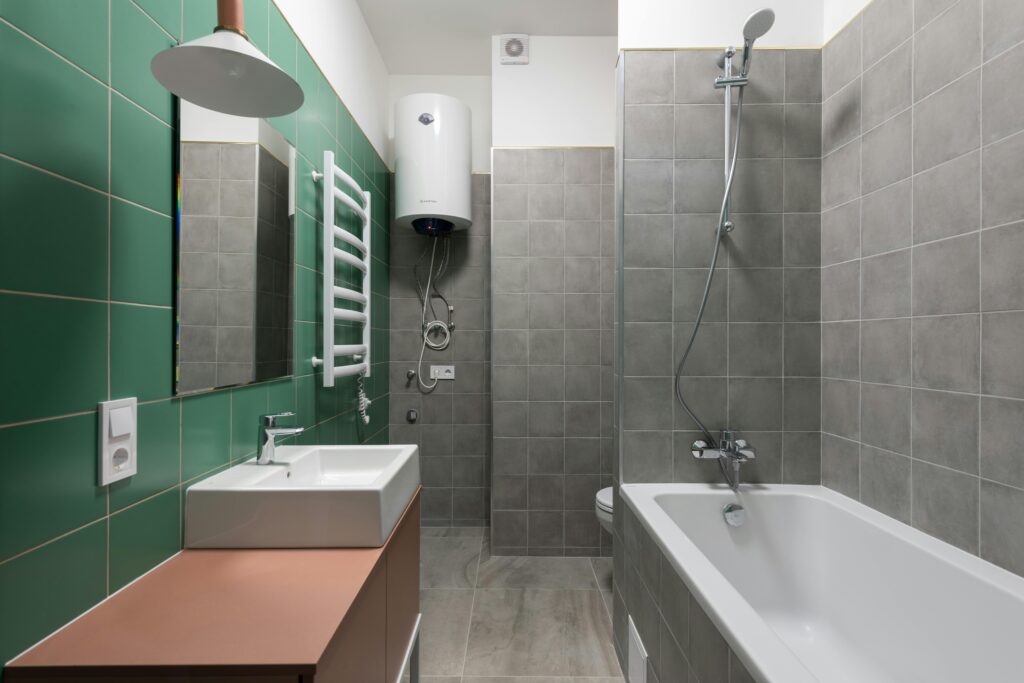 boiler in bathroom